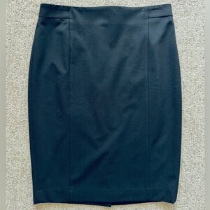 Ann Taylor The Seamed Pencil Skirt in Seasonless Stretch, Black, Size 10